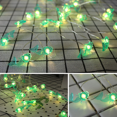 Φωτιστικό LED String LED με μπαταρία 2M 20LED Fairy Pineapple Rainbow Flamingo Unicorn Star Shape LED Light Garland για διακόσμηση