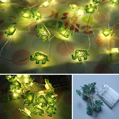 Φωτιστικό LED String LED με μπαταρία 2M 20LED Fairy Pineapple Rainbow Flamingo Unicorn Star Shape LED Light Garland για διακόσμηση
