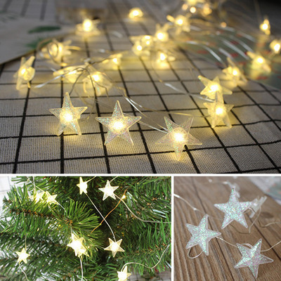 Φωτιστικό LED String LED με μπαταρία 2M 20LED Fairy Pineapple Rainbow Flamingo Unicorn Star Shape LED Light Garland για διακόσμηση