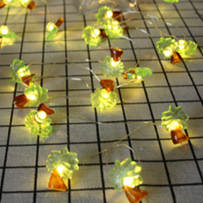 Φωτιστικό LED String LED με μπαταρία 2M 20LED Fairy Pineapple Rainbow Flamingo Unicorn Star Shape LED Light Garland για διακόσμηση