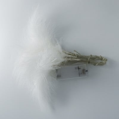 Ghirlande pentru pom de Crăciun 2M 10 LED-uri șiruri de lumini cu pene Decoratiuni pentru petreceri de nuntă Decoratiuni de Crăciun pentru decorațiuni interioare