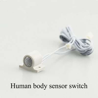 DC12V kézseprő kapcsoló IR mozgásérzékelő intelligens be-/kikapcsoló DIY LED szekrény lámpa/gardrób lámpa DuPont interfész