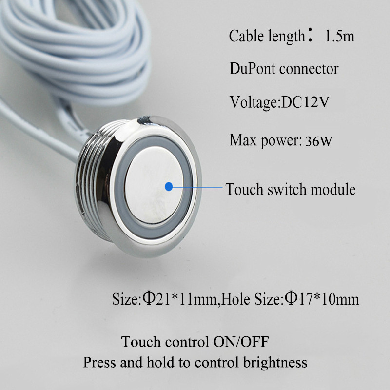 DC12V kézseprő kapcsoló IR mozgásérzékelő intelligens be-/kikapcsoló DIY LED szekrény lámpa/gardrób lámpa DuPont interfész