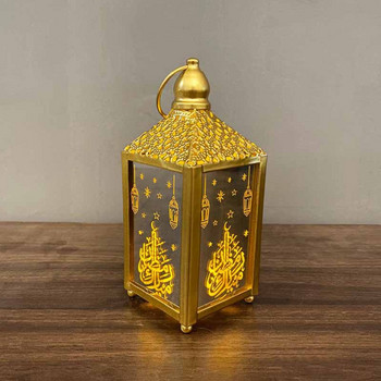 Елегантна квадратна висяща лампа за Рамадан Eid Mubarak Element Light Eid Ramadan Lamp