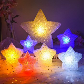 Φωτεινά Star Lights Διακόσμηση χορευτικού χορού σκηνής Κρατώντας Star Lights Led Μπαταρία Χριστουγεννιάτικη διακόσμηση του Αγίου Βαλεντίνου