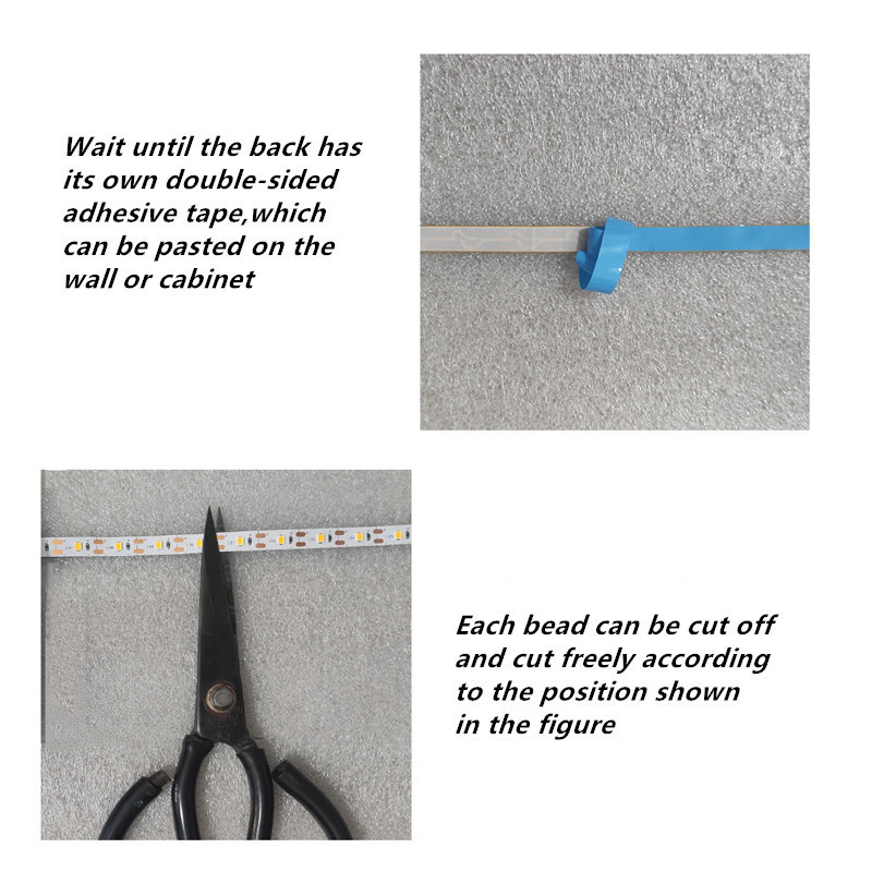 Bandă USB impermeabilă Mătură manuală fluturând ON OFF Senzor Lumină LED Mișcare sub dulap Iluminare LED TV Bucătărie Lămpi 5V