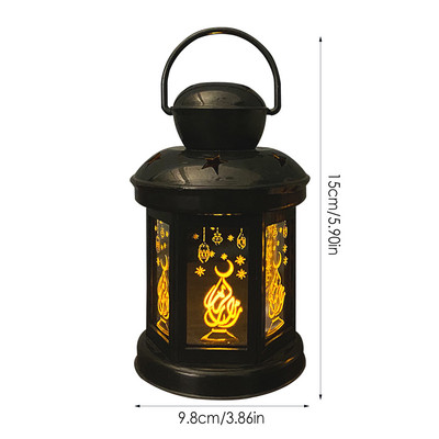 Διακόσμηση Ραμαζάνι Φανάρι LED Φώτα EID Μουμπάρακ Στολίδια Ισλάμ Μουσουλμανικό πάρτι Προμήθειες για πάρτι Eid Al Adha Ramadan Kareem Διακόσμηση σπιτιού