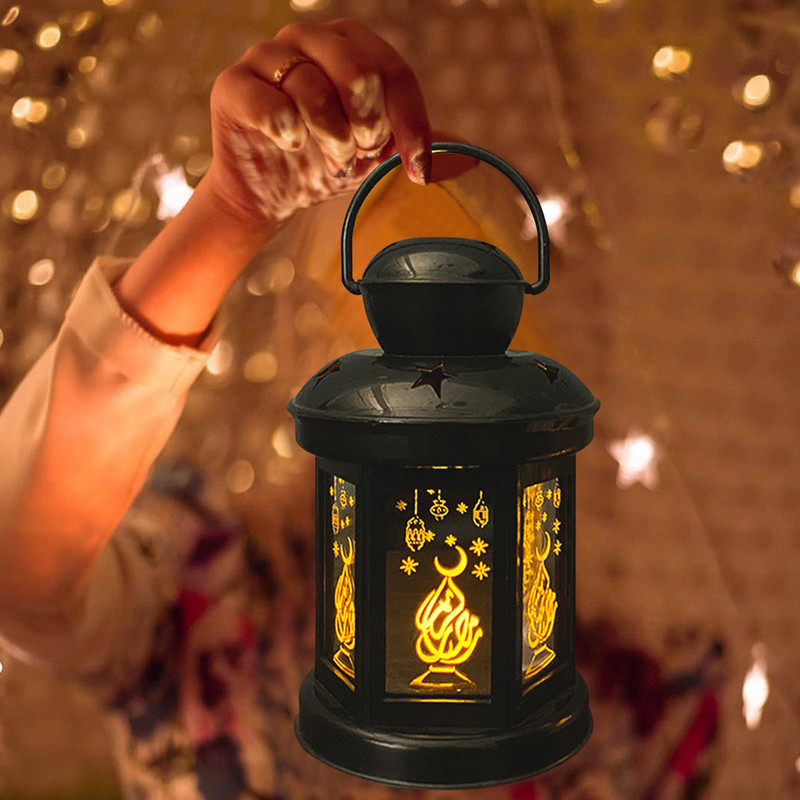 Διακόσμηση Ραμαζάνι Φανάρι LED Φώτα EID Μουμπάρακ Στολίδια Ισλάμ Μουσουλμανικό πάρτι Προμήθειες για πάρτι Eid Al Adha Ramadan Kareem Διακόσμηση σπιτιού