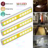 Liikumisandur Juhtmeta LED-öövalgustid Magamistoa sisustus Valgusandur Sein Dekoratiivne Lamp Trepp Kapp Toa Vahekäigu valgustus