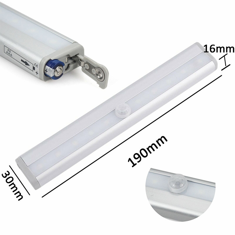 Liikumisandur Juhtmeta LED-öövalgustid Magamistoa sisustus Valgusandur Sein Dekoratiivne Lamp Trepp Kapp Toa Vahekäigu valgustus