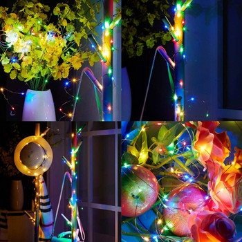 Τηλεχειριστήριο με φωτισμό χορδών LED με ενεργοποιημένο ήχο USB 5M 10M Copper Wire Fariy Garland Light for Wedding Christmas Holiday