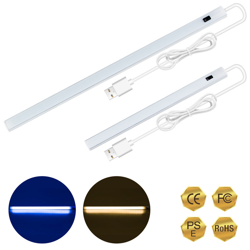 Αισθητήρας κίνησης Led κάτω από το ντουλάπι Φωτιστικό χειρός PIR Λάμπα κουζίνας με δυνατότητα ρύθμισης ρύθμισης USB για ντουλάπα υπνοδωματίου Σκάλες Φωτισμός ντουλάπας