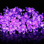 Vilinske svjetiljke za božićni vrt Svjetla za uređenje praznične sobe 10/20 LED diode na baterije Led svjetla Cherry Blossoms