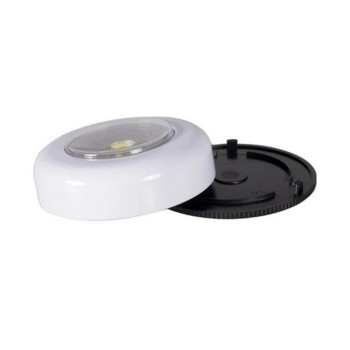 2бр. LED безжична нощна лампа, захранвана с батерии, стик, докосване, натискане, охранителен шкаф, шкаф, кухненска стенна лампа