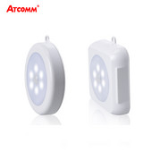 PIR judesio jutiklio LED apšvietimas po spintele su magnetine AAA baterija maitinama automatine išmania naktine lempa, skirta spintelės spintai