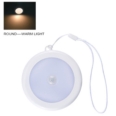 PIR judesio jutiklio LED apšvietimas po spintele su magnetine AAA baterija maitinama automatine išmania naktine lempa, skirta spintelės spintai