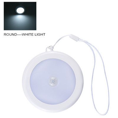 PIR judesio jutiklio LED apšvietimas po spintele su magnetine AAA baterija maitinama automatine išmania naktine lempa, skirta spintelės spintai