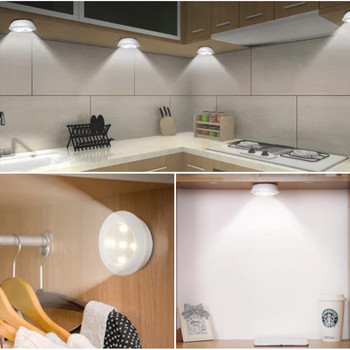 COB LED осветление за шкаф Димируема безжична стенна лампа Осветление за гардероб Дистанционно управление Шкаф Шкаф Спалня Кухня Нощна лампа