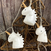 10 LED žica, vilinski vijenac, svjetla, jednorog, baterija, praznična svadba, kućna djevojka, ukras za spavaću sobu