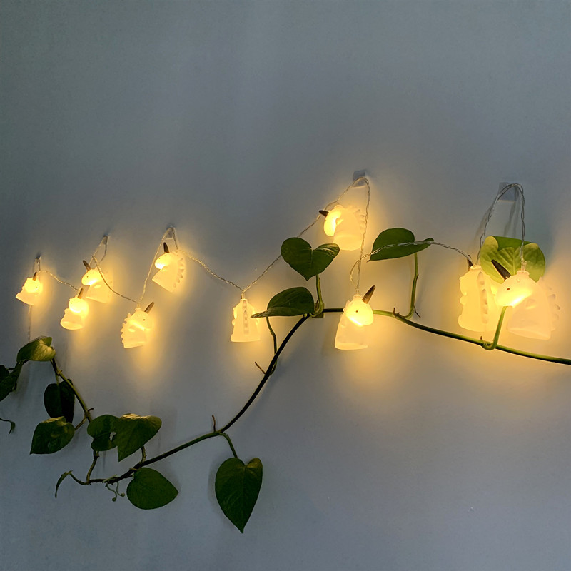 10 LED žica, vilinski vijenac, svjetla, jednorog, baterija, praznična svadba, kućna djevojka, ukras za spavaću sobu