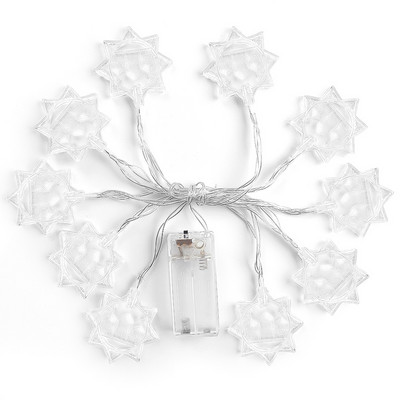 1.5M 10 LED ukrasna zvjezdana svjetiljka za dvorac Vodootporna ramazanska svjetiljka na baterije za blagdansku rasvjetu spavaće sobe