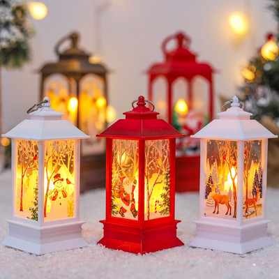 Lanternă de Crăciun Decoratiuni de Crăciun Fericit pentru Casă Decor de Revelion 2022 Lumină Lumină Pom de Crăciun Lumină Sărbători