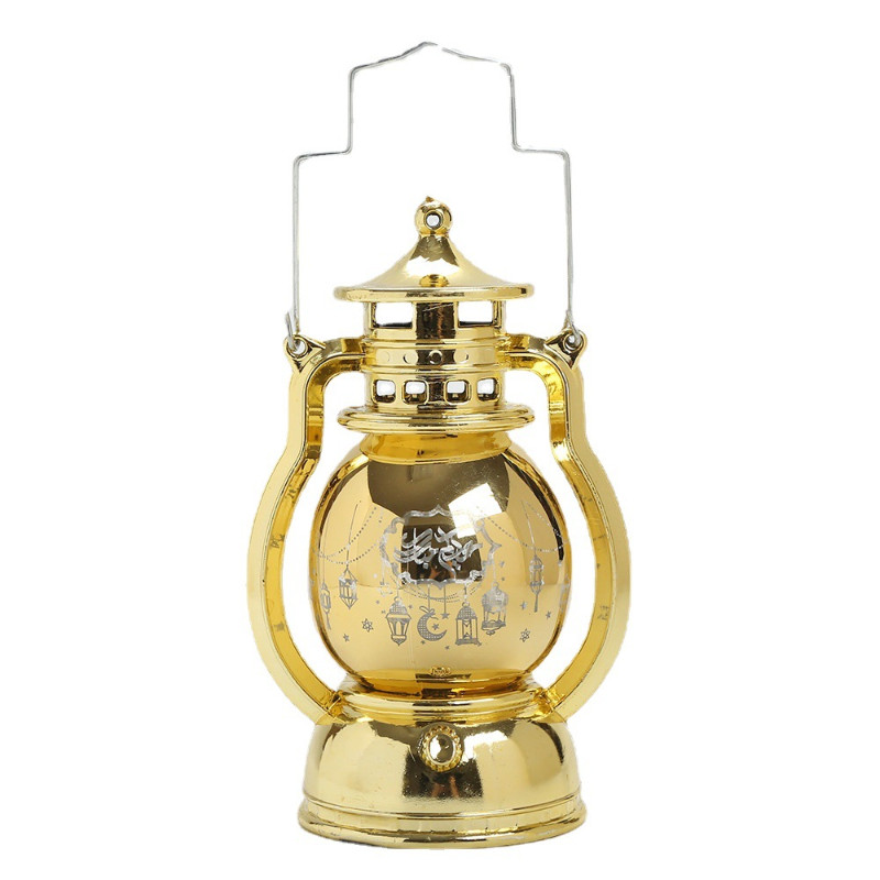 Διακοσμήσεις Ραμαζάνι Φορητό φωτιστικό πετρελαίου παλατιού LED EID Μουμπάρακ Διακοσμητικά φωτιστικά Ισλαμική μουσουλμανική διακόσμηση Ραμαζάνι για το σπίτι