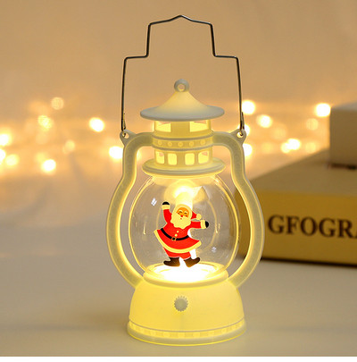 Χριστουγεννιάτικο Φωτιστικό Φεστιόν Led Stanta Claus Snowman Lights Χριστουγεννιάτικα στολίδια για το σπίτι 2022 Decoracion Lighting Navideña