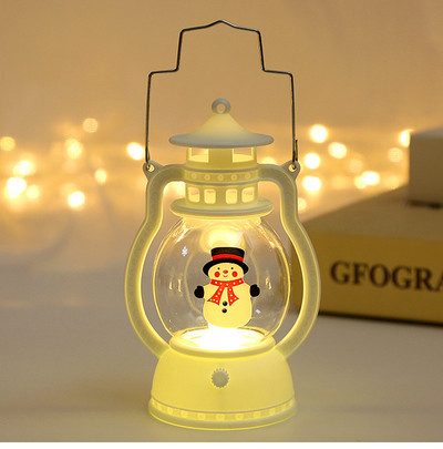 Χριστουγεννιάτικο Φωτιστικό Φεστιόν Led Stanta Claus Snowman Lights Χριστουγεννιάτικα στολίδια για το σπίτι 2022 Decoracion Lighting Navideña