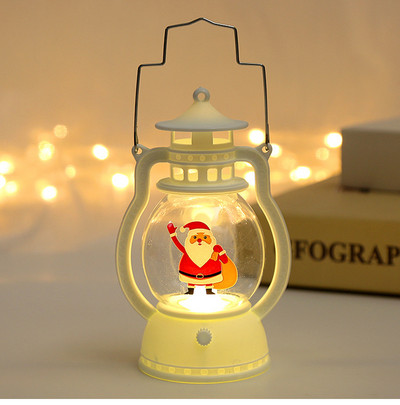 Χριστουγεννιάτικο Φωτιστικό Φεστιόν Led Stanta Claus Snowman Lights Χριστουγεννιάτικα στολίδια για το σπίτι 2022 Decoracion Lighting Navideña