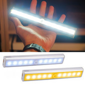 Éjszakai lámpa Led lámpa a szekrény alatt Fény Mozgásérzékelő éjszakai lámpa Szekrénylámpa szekrény Konyhai világítás Mágneses éjszakai lámpa