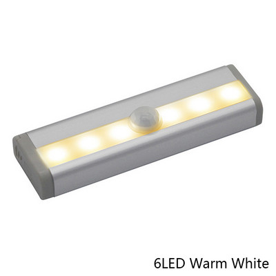 Éjszakai lámpa Led lámpa a szekrény alatt Fény Mozgásérzékelő éjszakai lámpa Szekrénylámpa szekrény Konyhai világítás Mágneses éjszakai lámpa