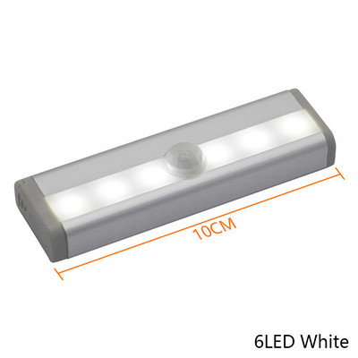 Éjszakai lámpa Led lámpa a szekrény alatt Fény Mozgásérzékelő éjszakai lámpa Szekrénylámpa szekrény Konyhai világítás Mágneses éjszakai lámpa