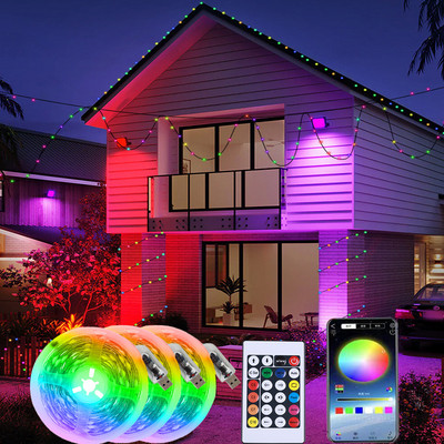 Νέο USB 10M 100LED Smart Bluetooth Led Copper Wire String Light App Control Διακόσμηση Χριστουγεννιάτικου Δέντρου Πρωτοχρονιάς Fairy Light Garland