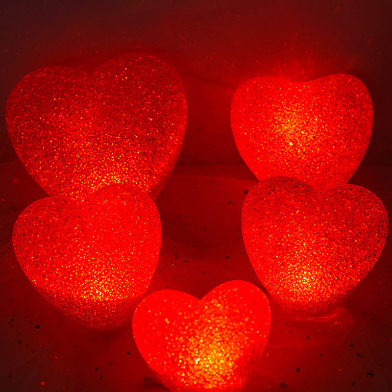 Διακόσμηση γιρλάντας με ρομαντική κόκκινη καρδιά του Αγίου Βαλεντίνου Διακόσμηση γιρλάντας με μπαταρία για διακόσμηση Χριστουγεννιάτικου δέντρου