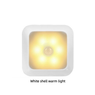 6 LED éjszakai fény mozgásérzékelő fali szekrény szekrény lépcső vezeték nélküli lámpa fali lámpa beltéri világítás LED lámpa otthoni dekoráció