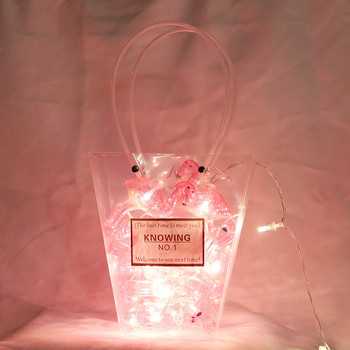 2M мини LED крушки Фламинго Декоративни светлини за лятно хавайско парти Звездна светлина Гирлянда Консумативи за декорация на сватбено парти