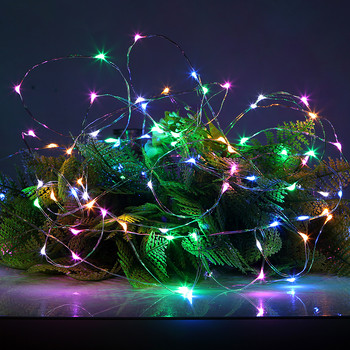 5M 10M Led 8 Mode String Lights Μπαταρία που λειτουργεί με Τηλεχειριστήριο Fairy Waterproof Light για Χριστουγεννιάτικο Γαμήλιο Πάρτυ σε εξωτερικό χώρο