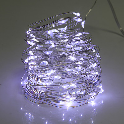 5M 10M LED 8 režimų styginių lempučių baterija, veikianti su nuotolinio valdymo pulteliu Fairy vandeniui atspari šviesa Kalėdų vestuvių vakarėliui lauke