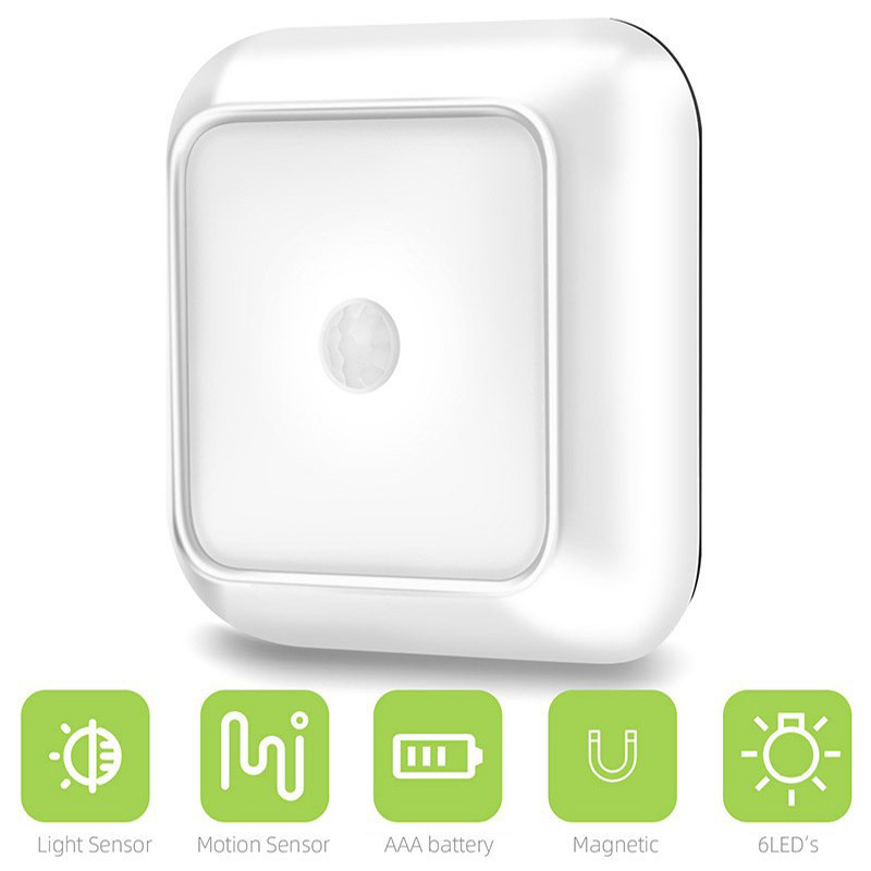 Bežična led kuhinja Namještaj na baterije Zidna lampa Spavaća soba Ormarić Noćno svjetlo na zalazećem suncu Prolaz na stubištu