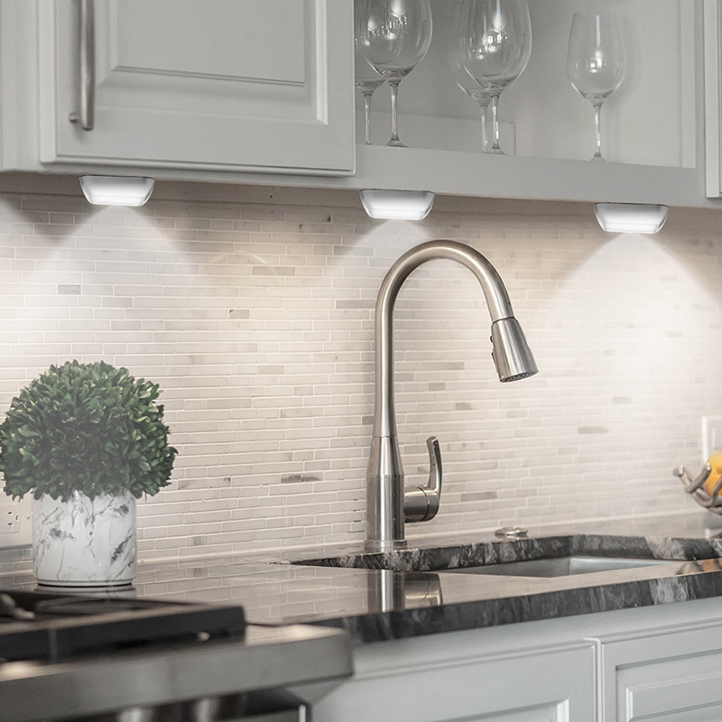 Bežična led kuhinja Namještaj na baterije Zidna lampa Spavaća soba Ormarić Noćno svjetlo na zalazećem suncu Prolaz na stubištu