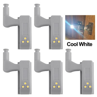 5/10 tk Universaalne LED sisemine hingega lambikapp induktsioonvalgustid riidekapp kapp andur valgustus köök magamistuba kapp öölamp