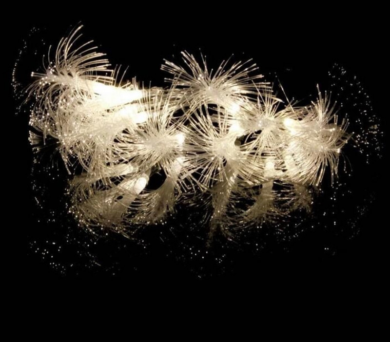 10 LED baterijomis maitinama šviesolaidinė LED styga fėja Naktinė lemputė Kalėdų VESTUVIŲ Girliandos puošmena