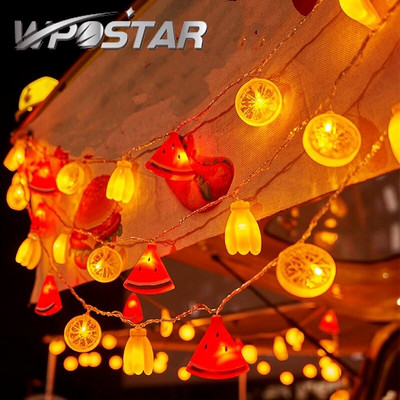 10LEDS Fruit Fairy Svjetlo na baterije Limun Lubenica Banana Svjetlo za kampiranje Noćna tržnica Dekoracija štanda