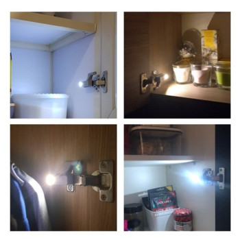 Φωτιστικό ντουλάπας LED με αισθητήρα Φωτιστικό ντουλαπιού για κουζίνα μεντεσέδες Led αισθητήρα φωτισμού οπίσθιου φωτισμού για ντουλάπια Φωτιστικό ντουλάπας για κουζίνα