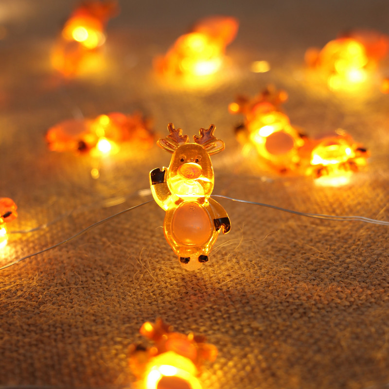 Ziemassvētku vecīša LED gaismas virtene Priecīgus Ziemassvētku dekors mājām 2022. gada Ziemassvētku eglīšu rotājumi Navidad Ziemassvētku dāvanas Jaunais gads