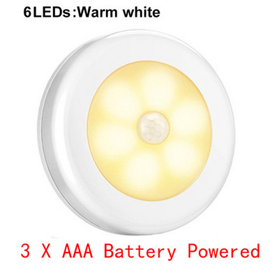 LED svjetiljka za ormar Napajanje na baterije Ispod ormarića Lampa s prigušivanjem PIR senzora kretanja Svjetla za ormar Unutarnja zidna svjetiljka za spavaću sobu