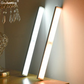 LED pametna noćna svjetla sa senzorom pokreta 3 načina rada AUTO Svjetla s prekidačem za ormar Ormar, hodnik Punjiva magnetna zidna svjetiljka