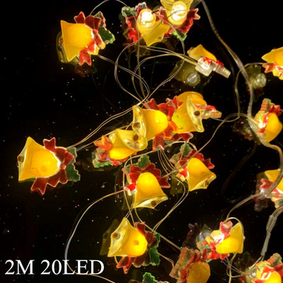 2M 20 LED Santa Claus Snowman Elk Fairy Lights Festoon Led Light Γιρλάντες Χριστουγεννιάτικες διακοσμήσεις Πρωτοχρονιάς 2024 Navidad Noel 2023