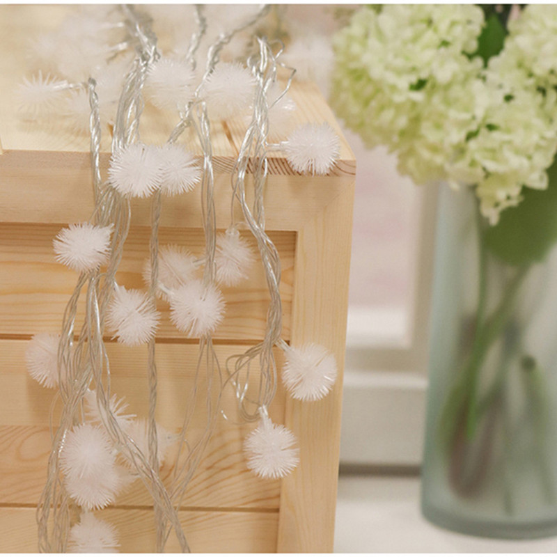 10M 100led karvane pall Edelweiss 8 režiimiga String Light AC220V värviline sise-/väljas Ramadani festivali pidu Dekoratsioon Garland